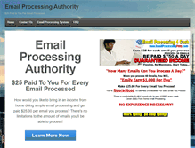 Tablet Screenshot of emailprocessingpros.com